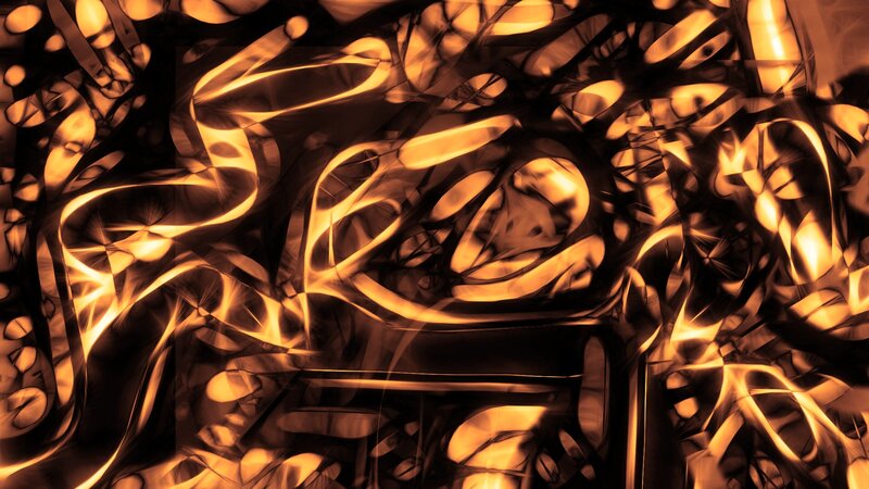 Abstract Golden Patterns — Gold