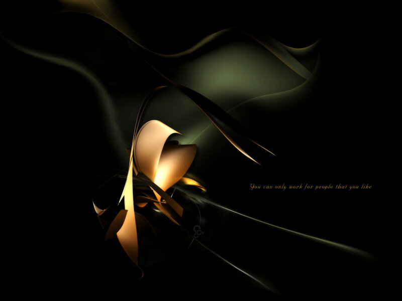 abstract golden ribbon design