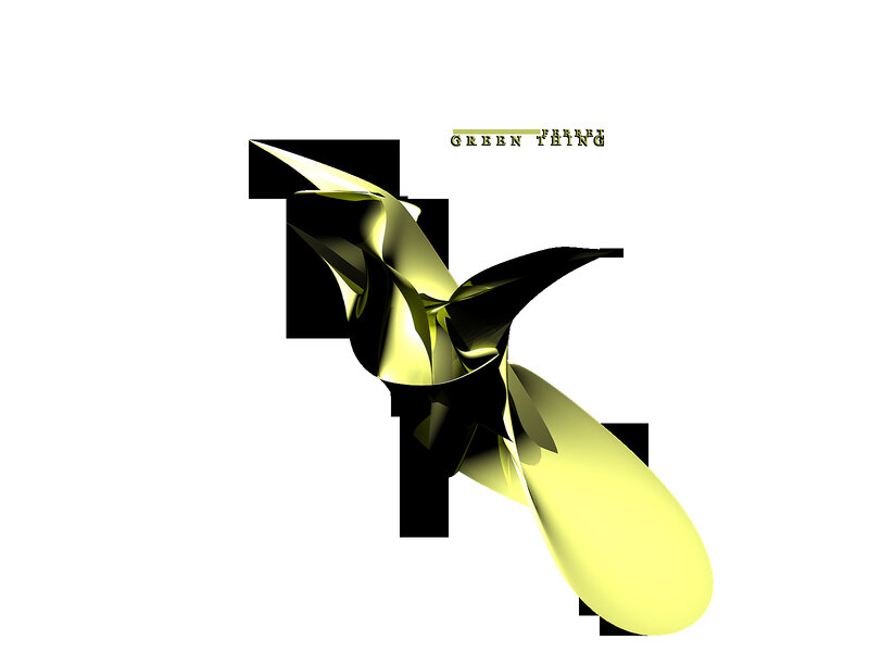 abstract golden sculpture