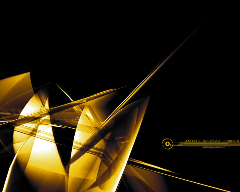 Abstract Golden Shapes — Black