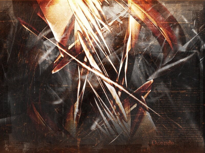 Abstract Golden Shards