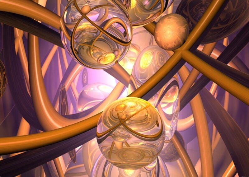 Abstract golden sphere network