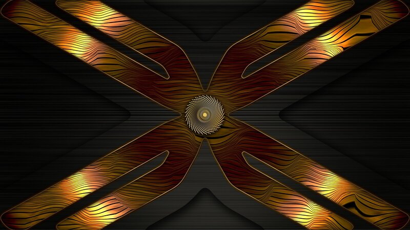 abstract golden spiral design