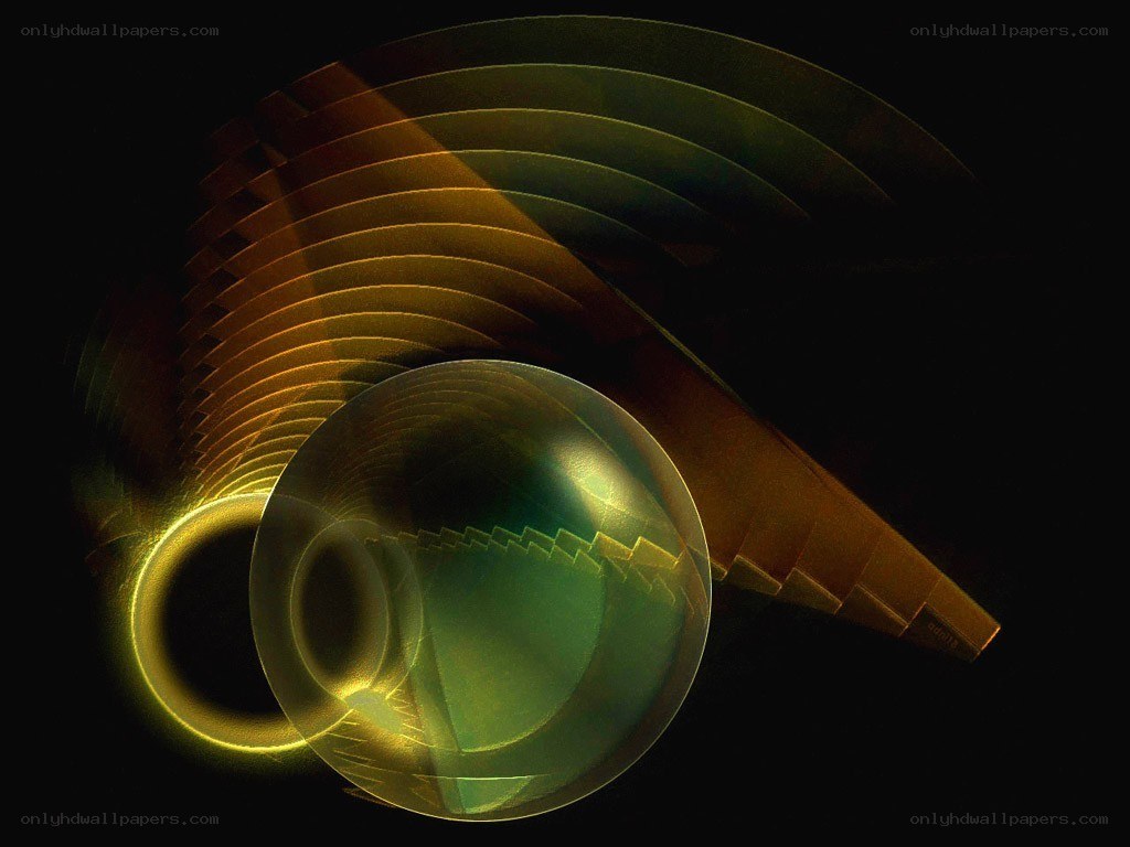 Abstract golden spiral design