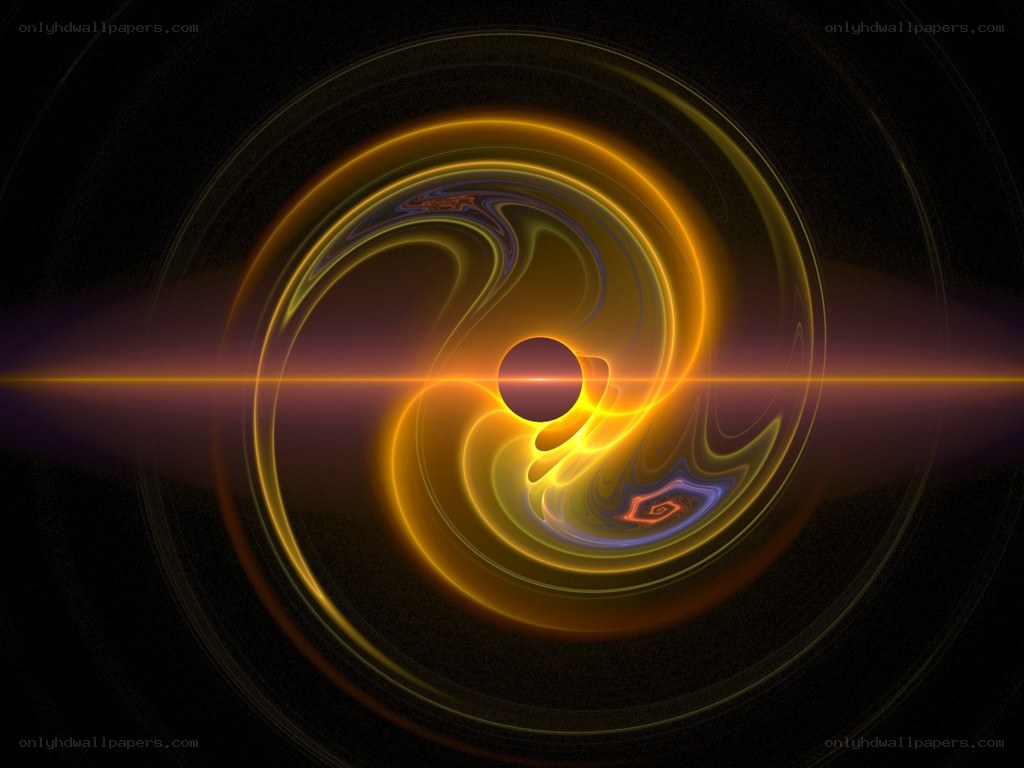 Abstract golden spiral vortex