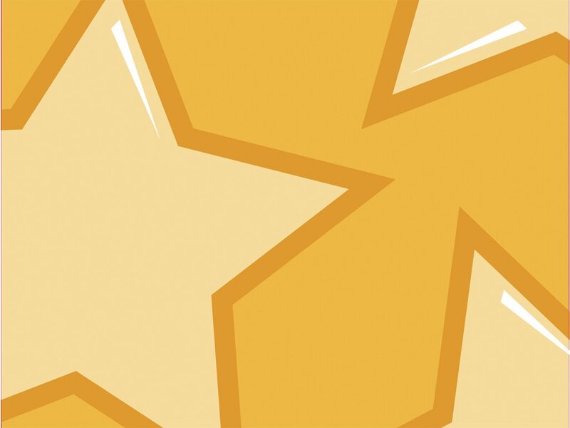 abstract golden star pattern