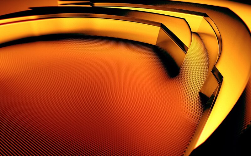 Abstract Golden Structure — Gold, Dramatic, 3d Render