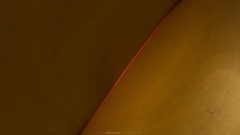 Abstract golden surface with red line
