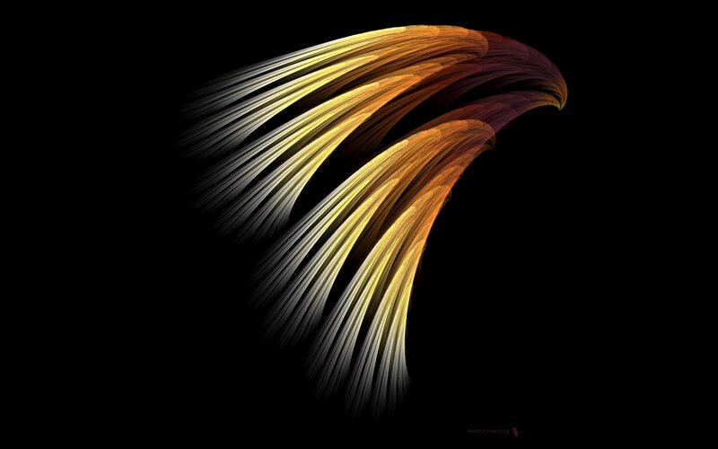 Abstract Golden Swirl — Gold, Dramatic, Digital Art, Black Background