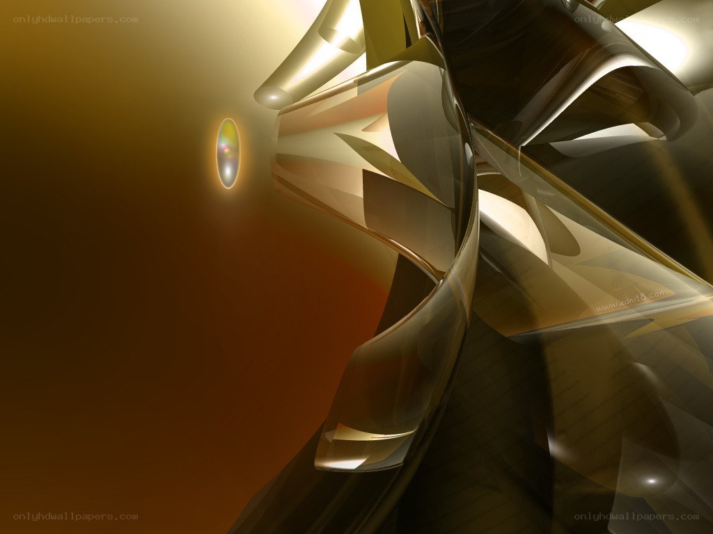 abstract golden swirls