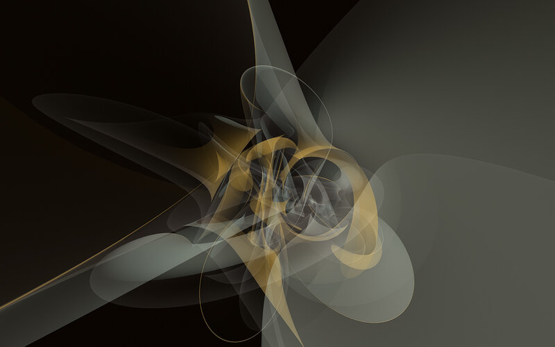abstract golden swirls