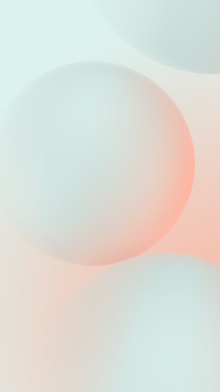 Abstract Gradient Circles — Pink
