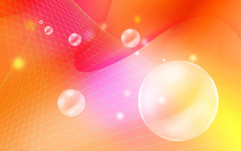 Abstract gradient with spheres