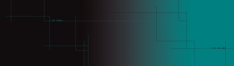 abstract gradient with text