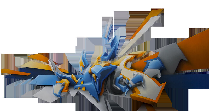 abstract graffiti art design