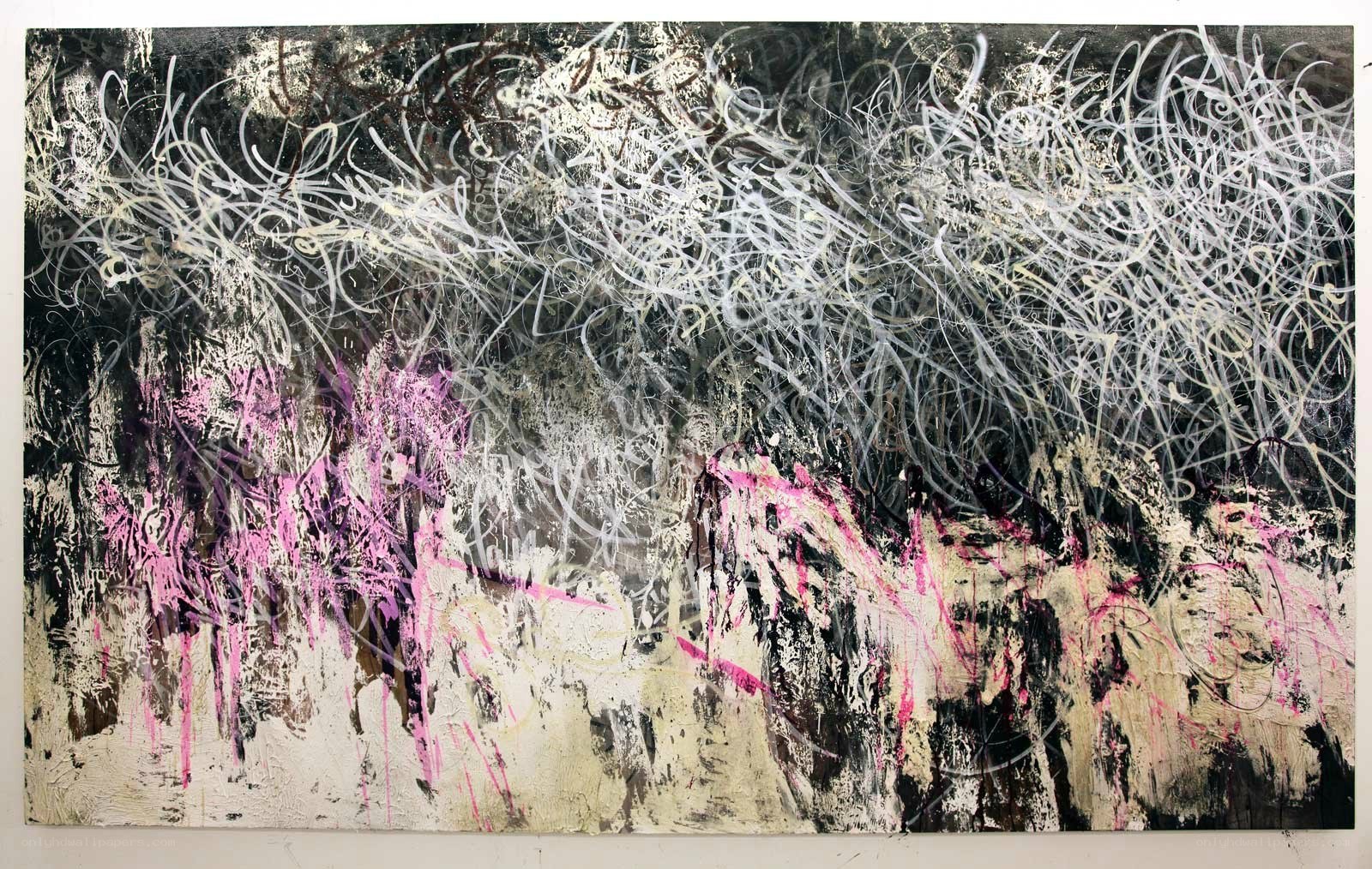 Abstract graffiti artwork