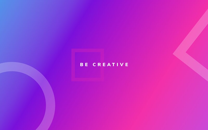 Abstract Graphic Design — Purple, Vibrant