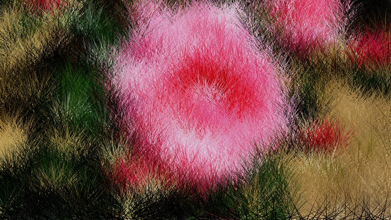 Abstract Grass Pattern
