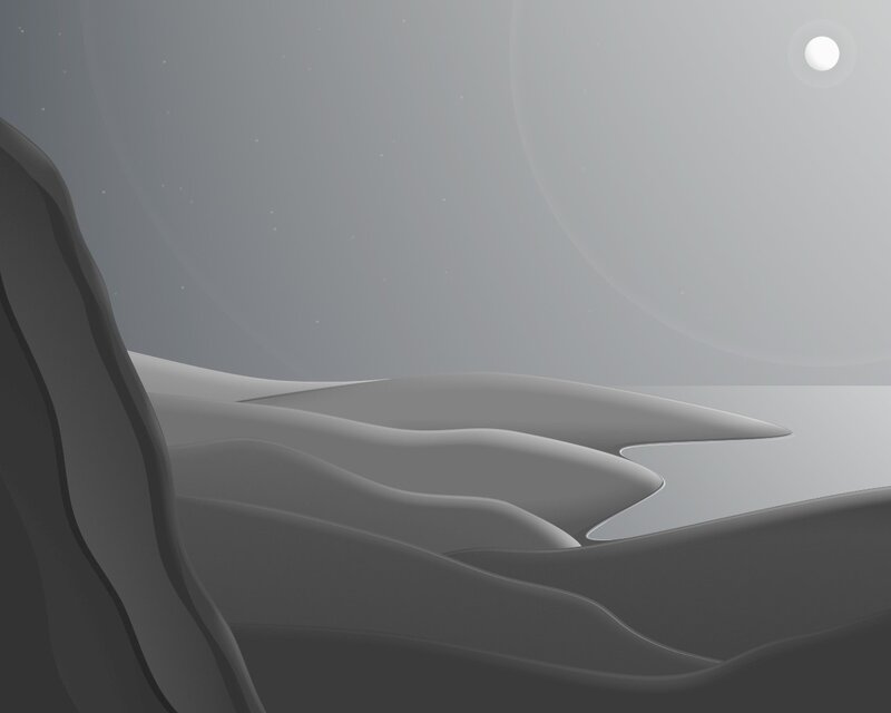 abstract gray landscape