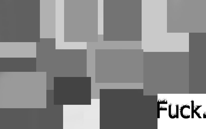 abstract gray squares with text