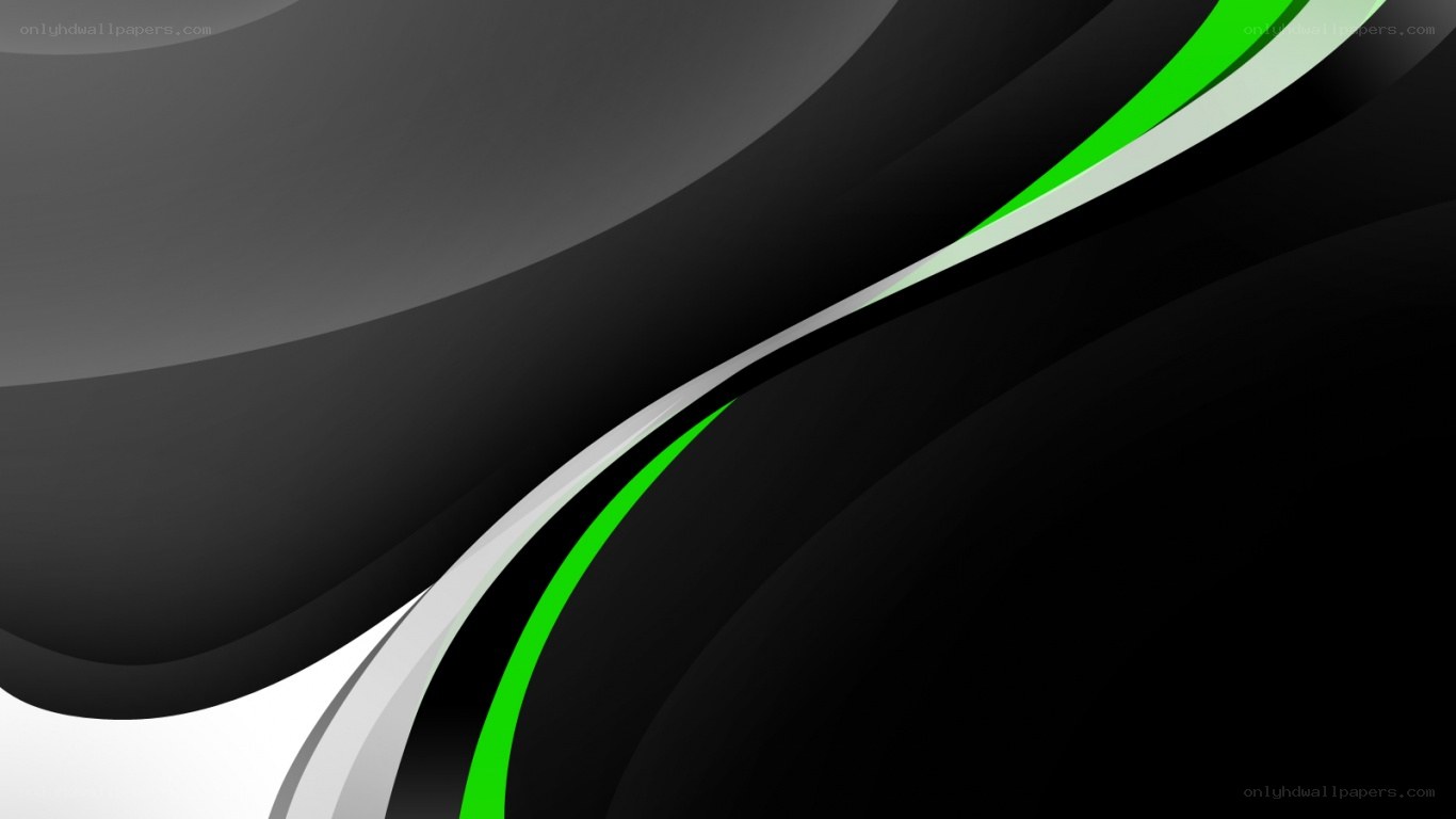 abstract green and black design