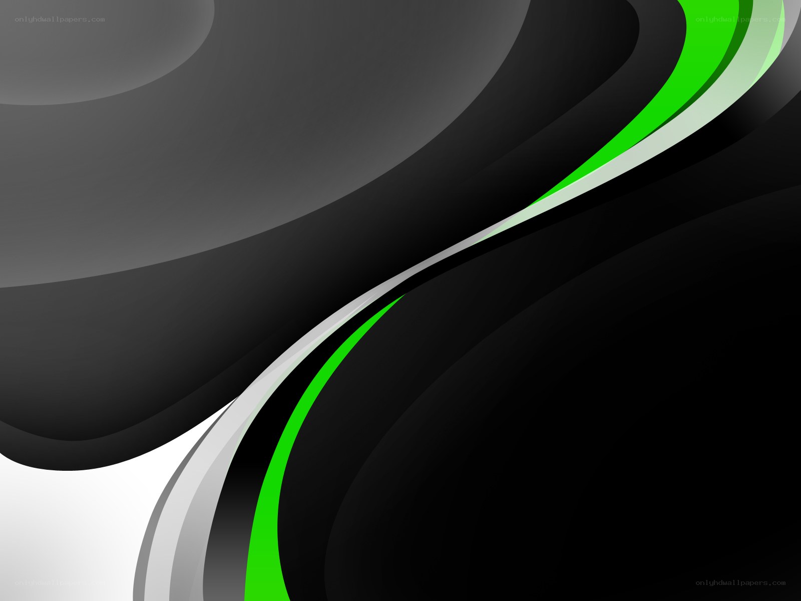 abstract green and black design