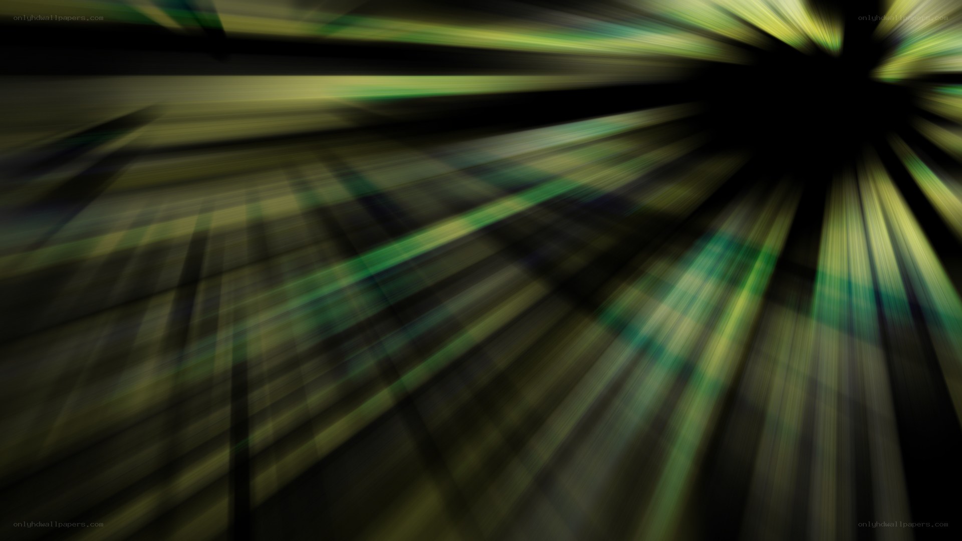 abstract green and black motion blur