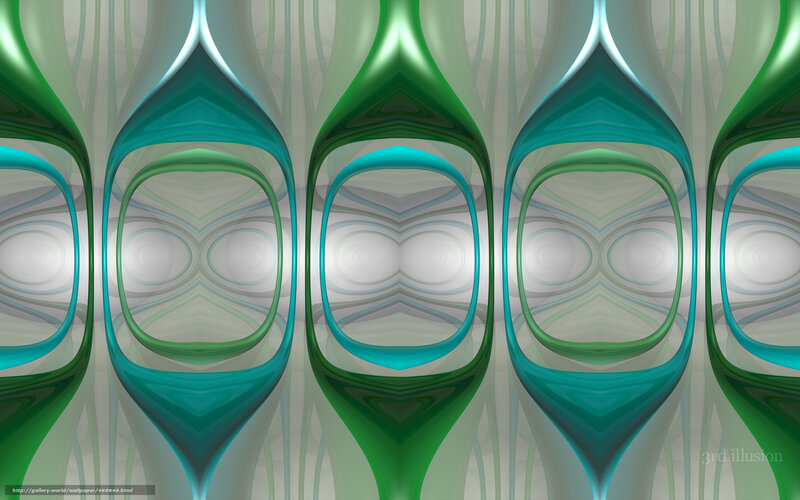 Abstract Green and Blue Pattern