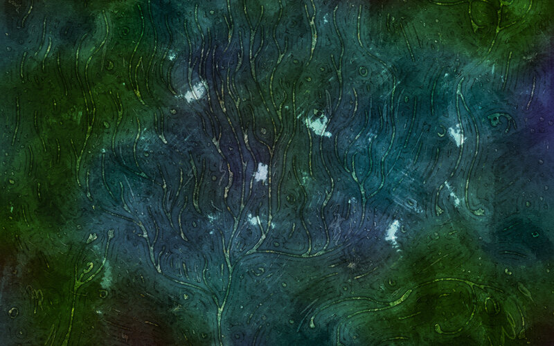 Abstract green and blue watercolor texture