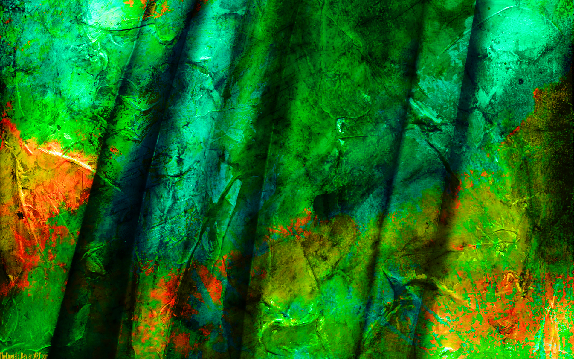abstract green and red texture