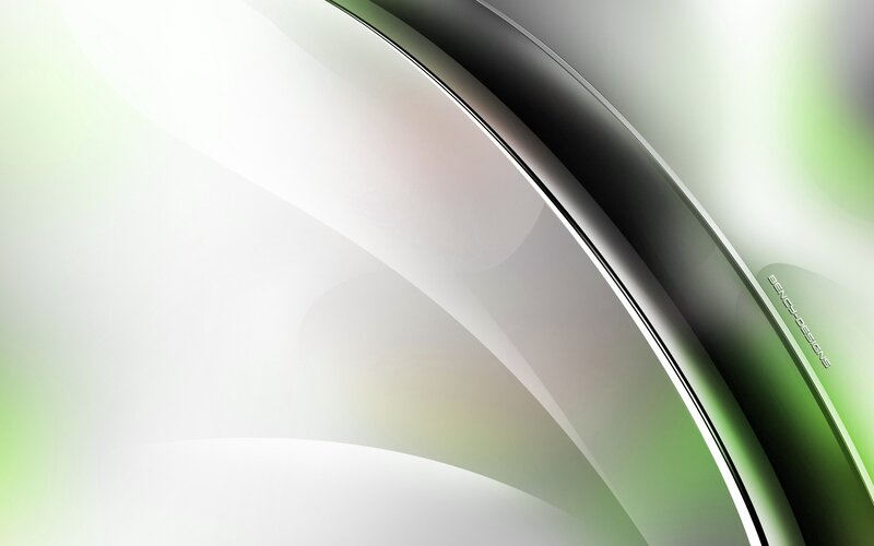 abstract green and white design