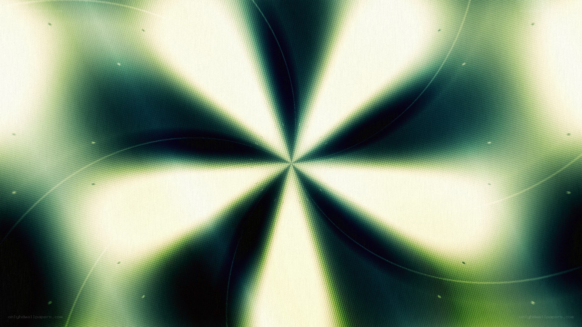 abstract green and white spiral