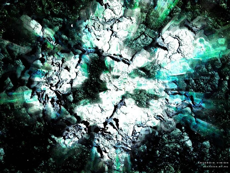 Abstract green and white texture