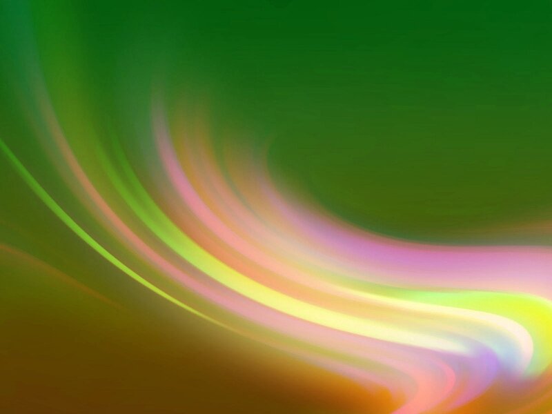 Abstract green and yellow swirl