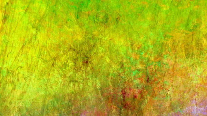 Abstract Green and Yellow Texture — Vibrant