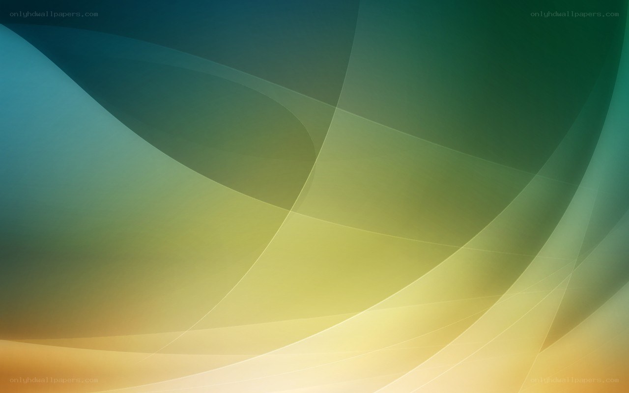 abstract green and yellow waves