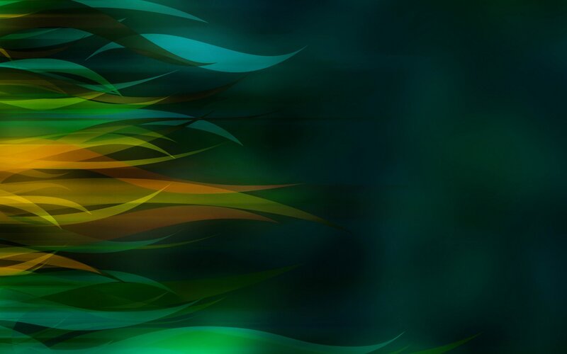 Abstract Green and Yellow Waves — Dynamic