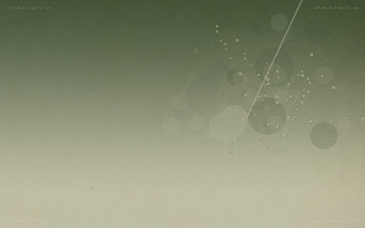 abstract green background with circles