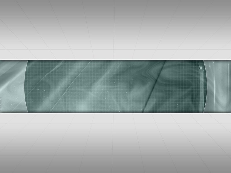 abstract green banner design
