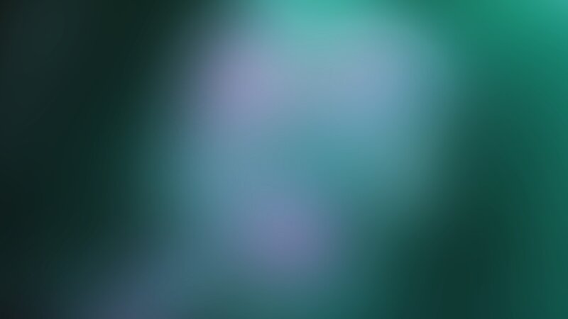 Abstract Green Blur — Calm, Blue