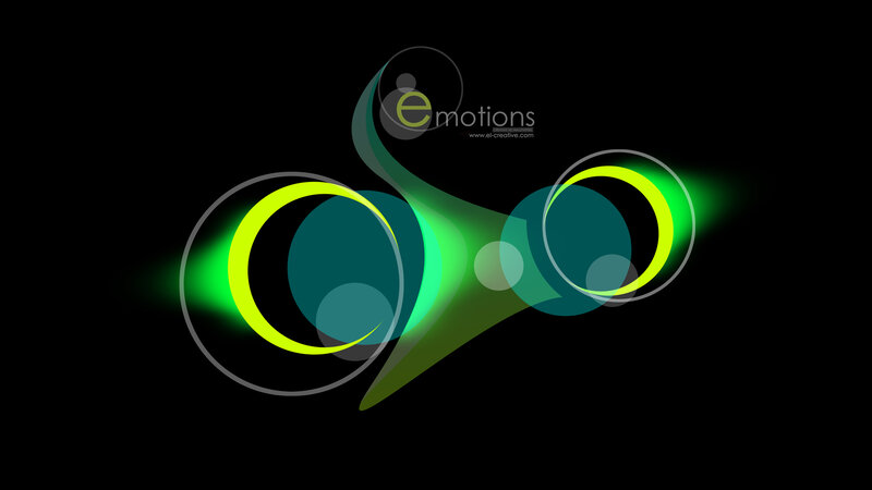 Abstract Green Circles