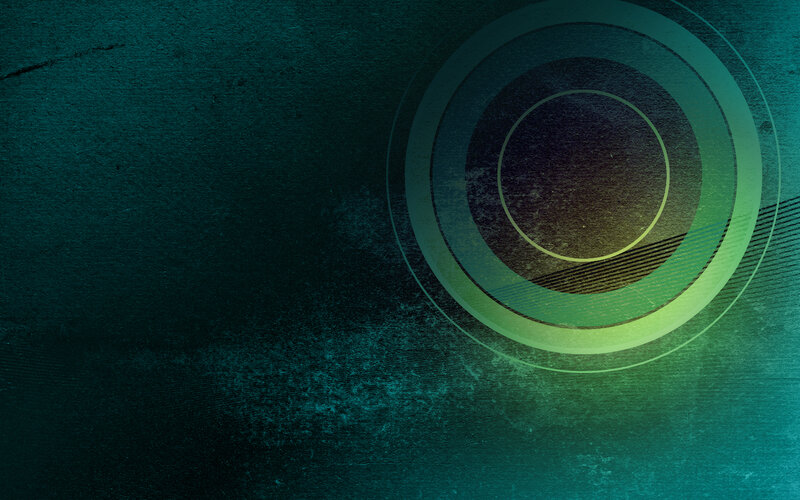 abstract green circular design