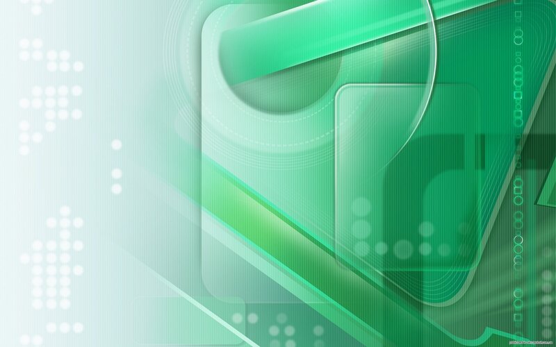 Abstract Green Design — Calm, Digital Art