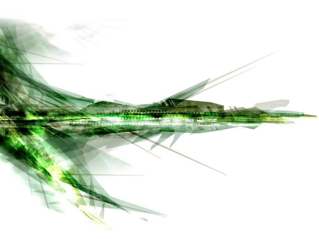 abstract green digital art