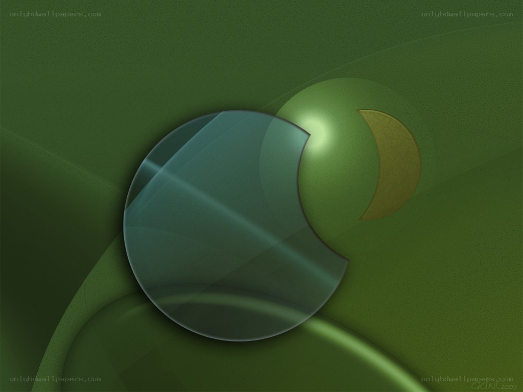 abstract green digital art