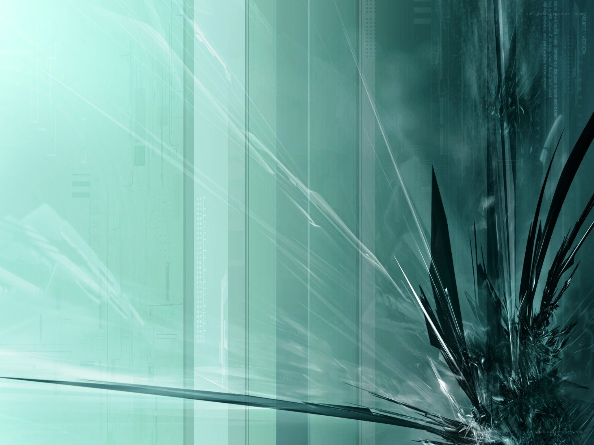 abstract green digital background
