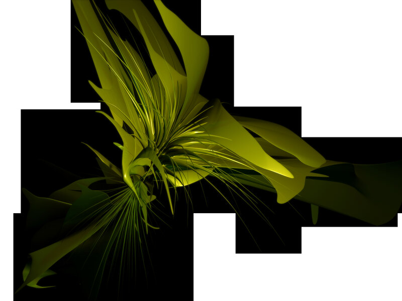 abstract green fractal design