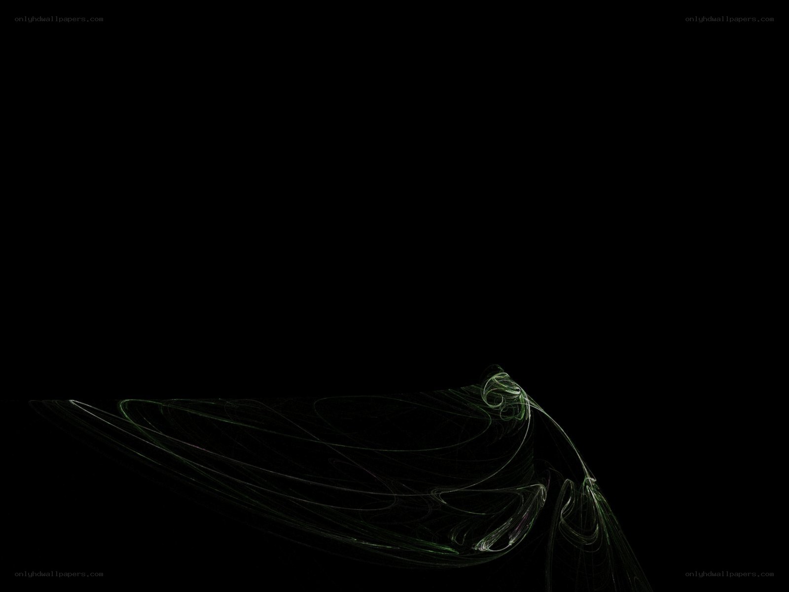 Abstract green fractal design