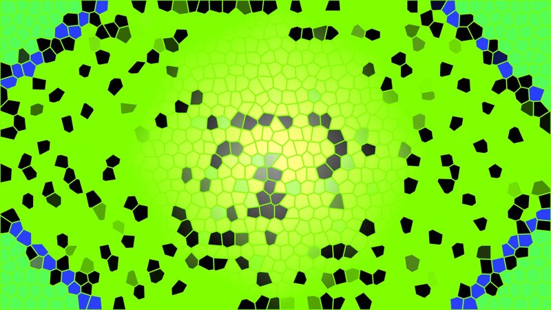 abstract green hexagonal pattern