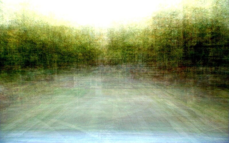 abstract green landscape